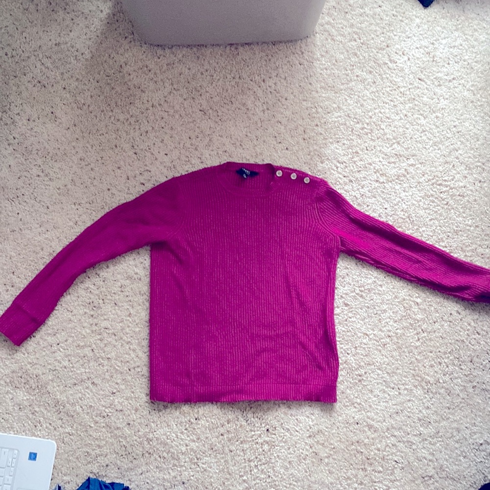 IMNYC sweater with button collar